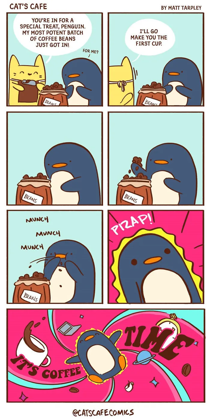 My 47 Wholesome 'Cat's Café' Comics That Will Make Your Day
