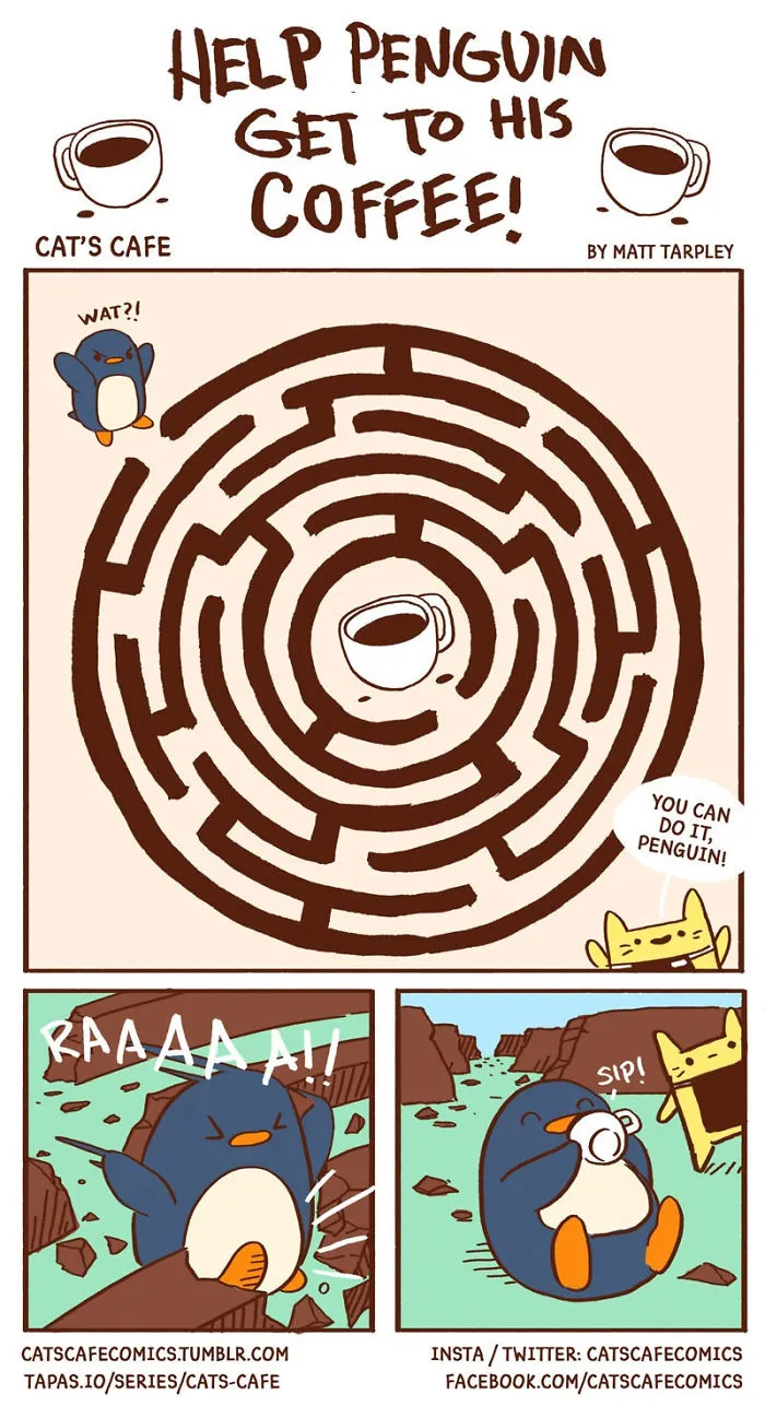 My 47 Wholesome 'Cat's Café' Comics That Will Make Your Day