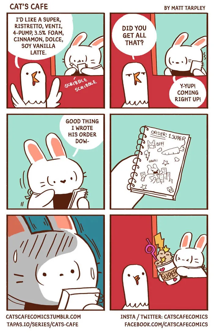 My 47 Wholesome 'Cat's Café' Comics That Will Make Your Day
