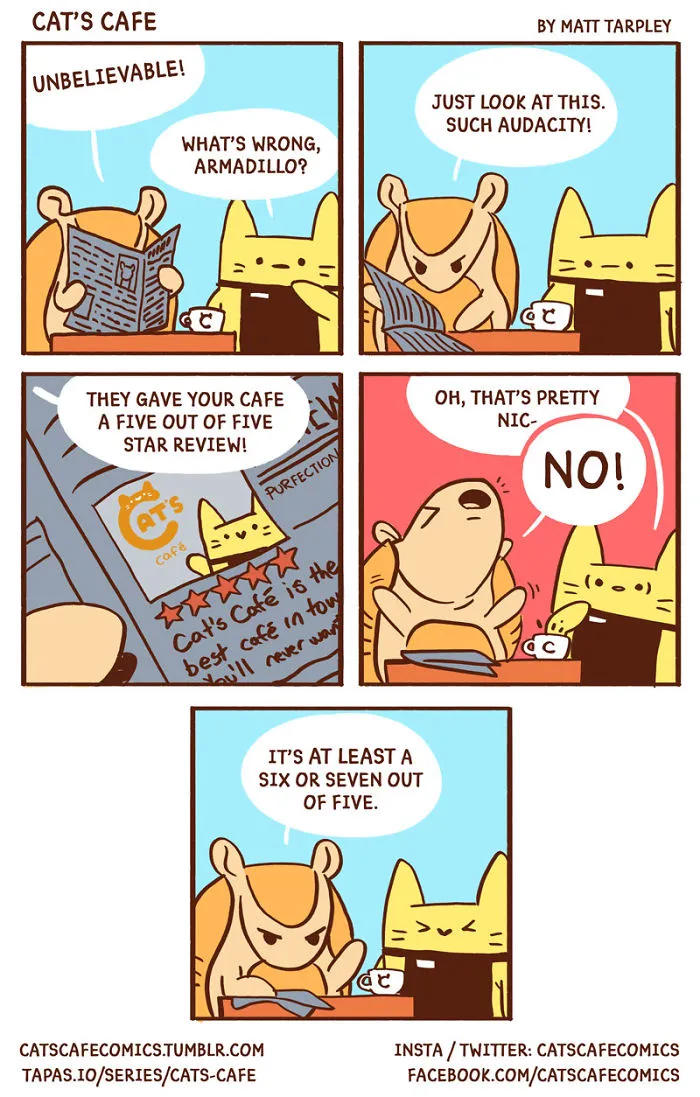 My 47 Wholesome 'Cat's Café' Comics That Will Make Your Day