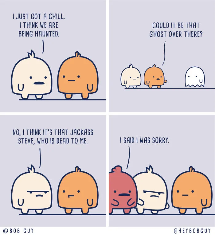 13 Spooky Comics That I Created This Year