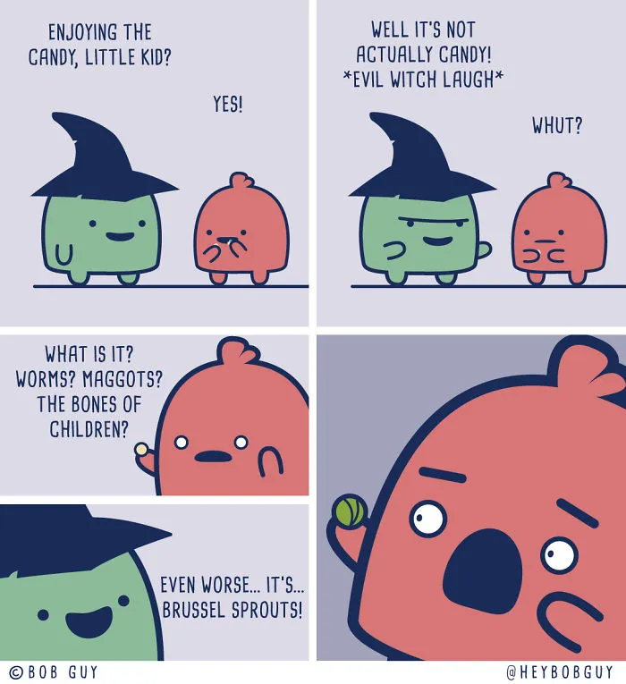 13 Spooky Comics That I Created This Year