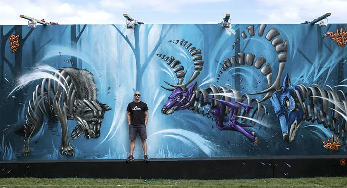 German Artist Takes Street Art To Another Level With His 34 ‘Sliced’ Animals
