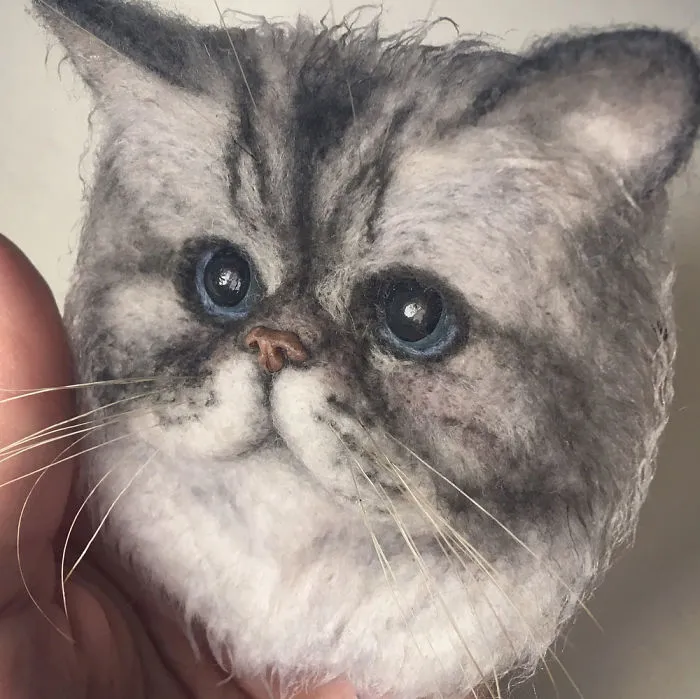 Woman Creates Woolen Versions Of People's Pets And They Almost Look Real