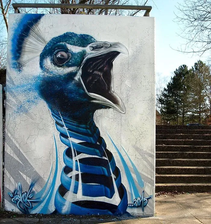German Artist Takes Street Art To Another Level With His 34 ‘Sliced’ Animals