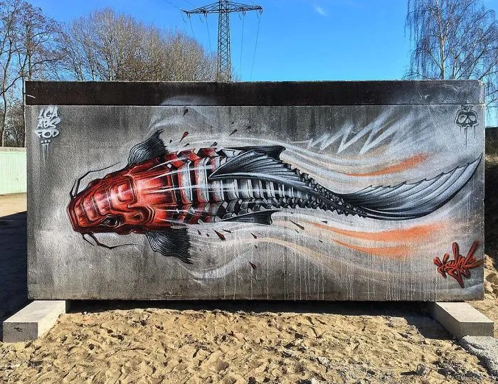 German Artist Takes Street Art To Another Level With His 34 ‘Sliced’ Animals