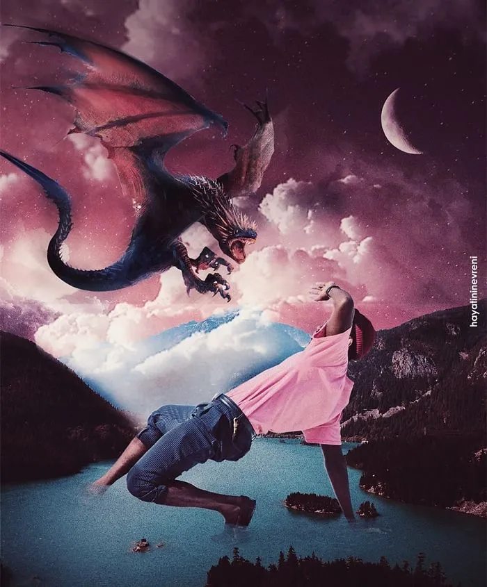 The Attack Of A Red Dragon