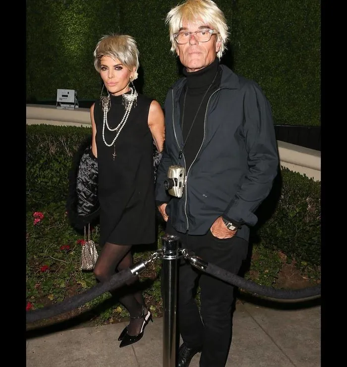 Lisa Rinna And Husband Harry Hamlin  As Edie Sedgwick And Andy Warhol