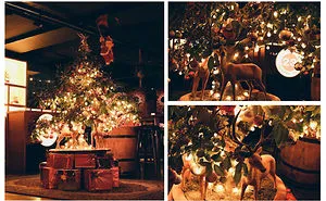 A Restaurant In Ho Chi Minh City, Vietnam Uses A Bonsai Tree As A Decoration For Christmas And The Result Is Amazing