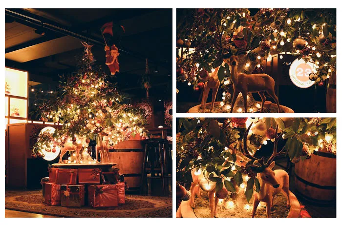 A Restaurant In Ho Chi Minh City, Vietnam Uses A Bonsai Tree As A Decoration For Christmas And The Result Is Amazing