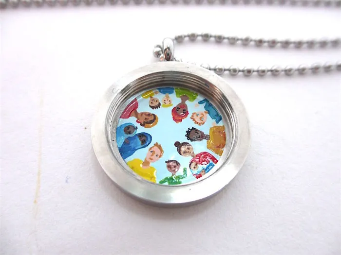 I Paint Adventure Portals That Fit Into Lockets And Compasses