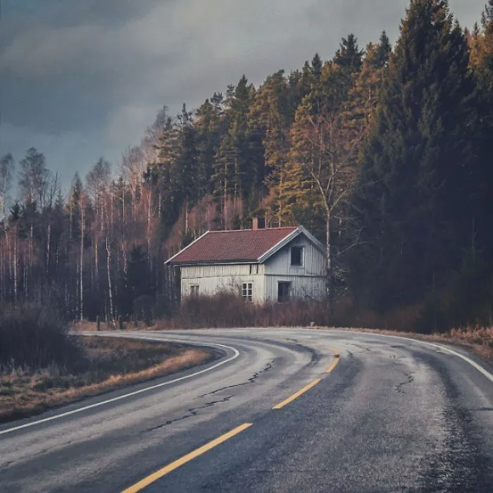 Fotografío casas abandonadas en Escandinavia (30 fotos)