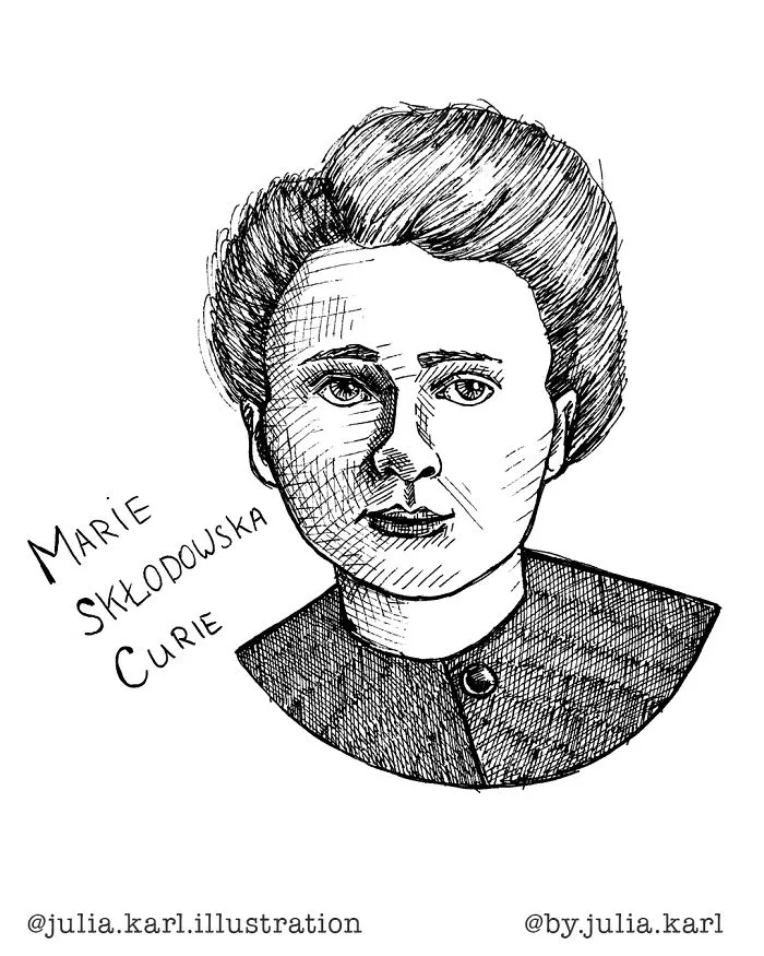 I Challenged Myself To Draw 31 Portraits Of Strong Female Role Models For This Year's Inktober