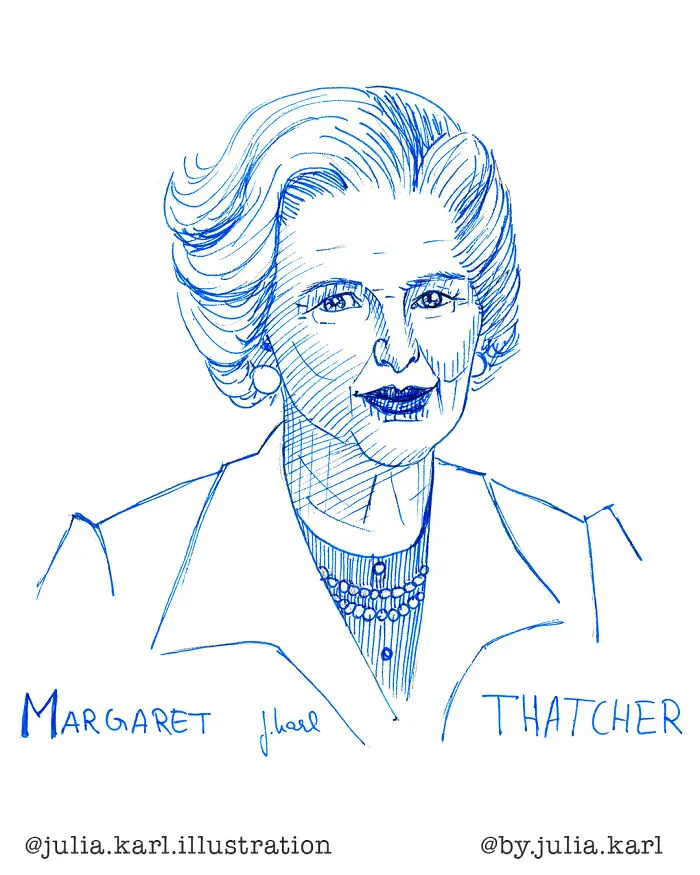 I Challenged Myself To Draw 31 Portraits Of Strong Female Role Models For This Year's Inktober
