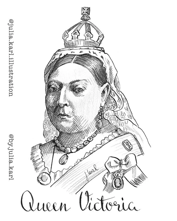 I Challenged Myself To Draw 31 Portraits Of Strong Female Role Models For This Year's Inktober