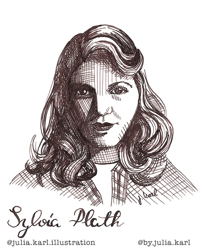 I Challenged Myself To Draw 31 Portraits Of Strong Female Role Models For This Year's Inktober