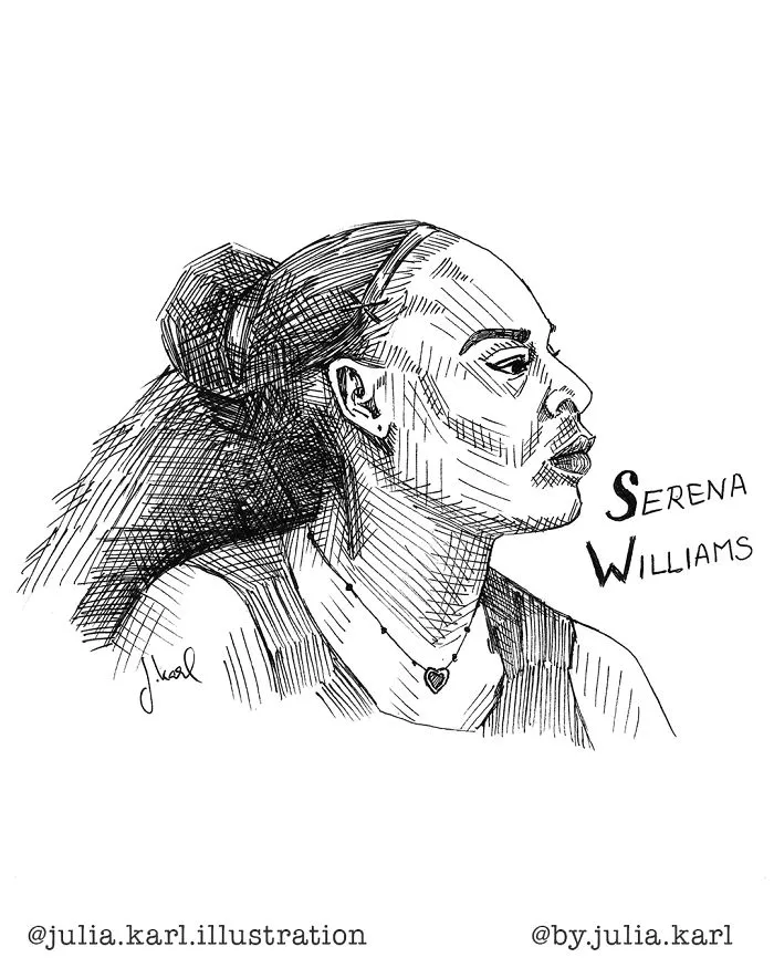 I Challenged Myself To Draw 31 Portraits Of Strong Female Role Models For This Year's Inktober