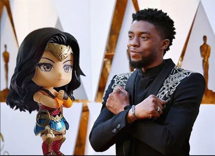 I Fell In Love In This Wonder Woman Figurine And Had Been Geeking Out Photoshoping Her Into Funny Images
