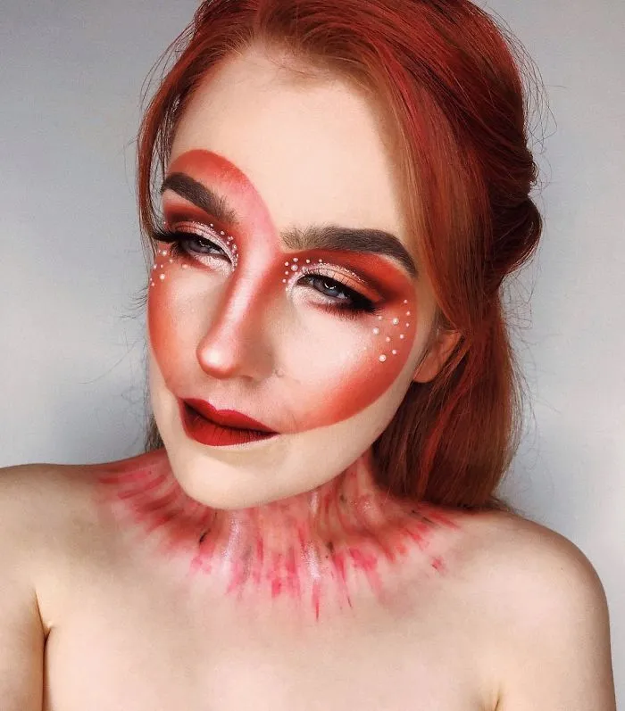 My Face And Body Are The Canvas On Which I Create Unique And Sometimes Scary Illusions Using Makeup (18 Pics)