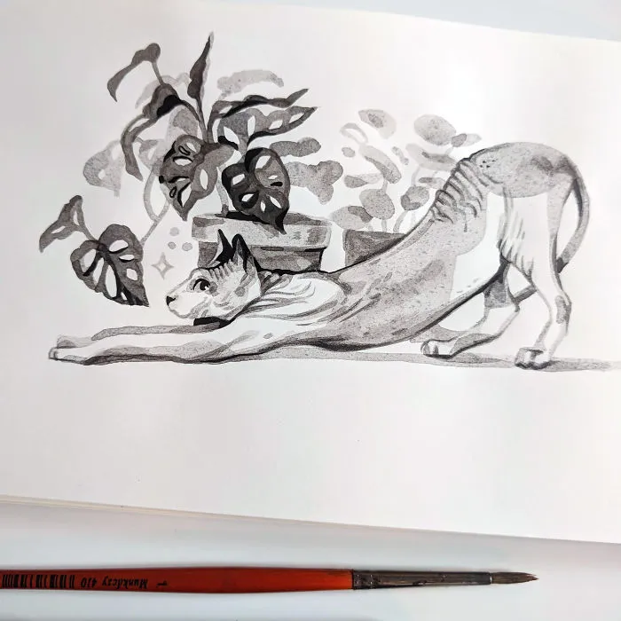 Since Childhood I Have Been Amazed By Nature Films, So I Dedicated My Inktober Drawings To David Attenborough (30 Pics)