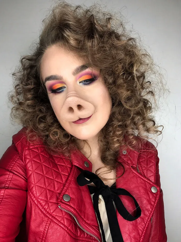 My Face And Body Are The Canvas On Which I Create Unique And Sometimes Scary Illusions Using Makeup (18 Pics)