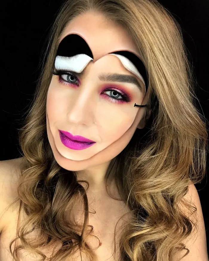 My Face And Body Are The Canvas On Which I Create Unique And Sometimes Scary Illusions Using Makeup (18 Pics)