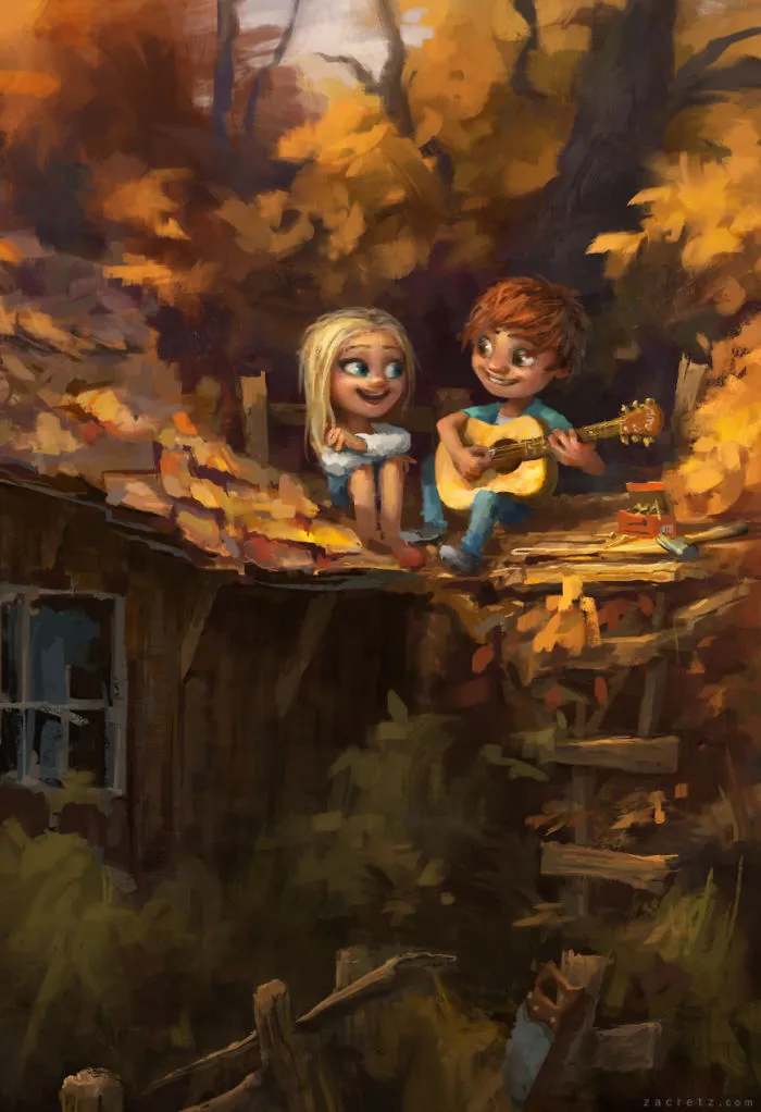 30 Idyllic Illustrations Of Love And Affection That Will Warm Your Heart
