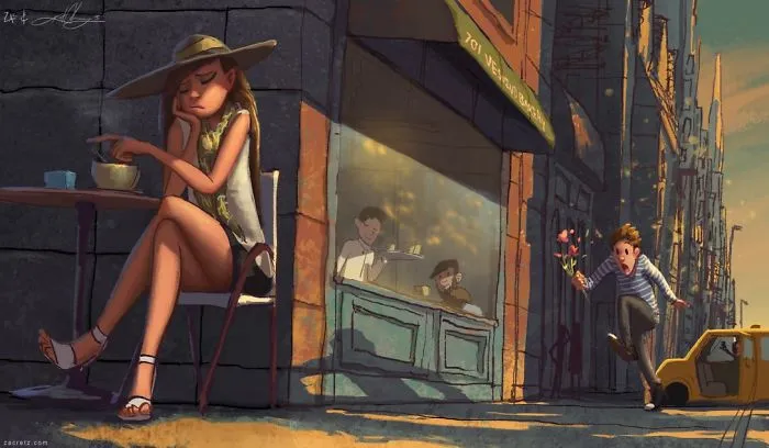 30 Idyllic Illustrations Of Love And Affection That Will Warm Your Heart