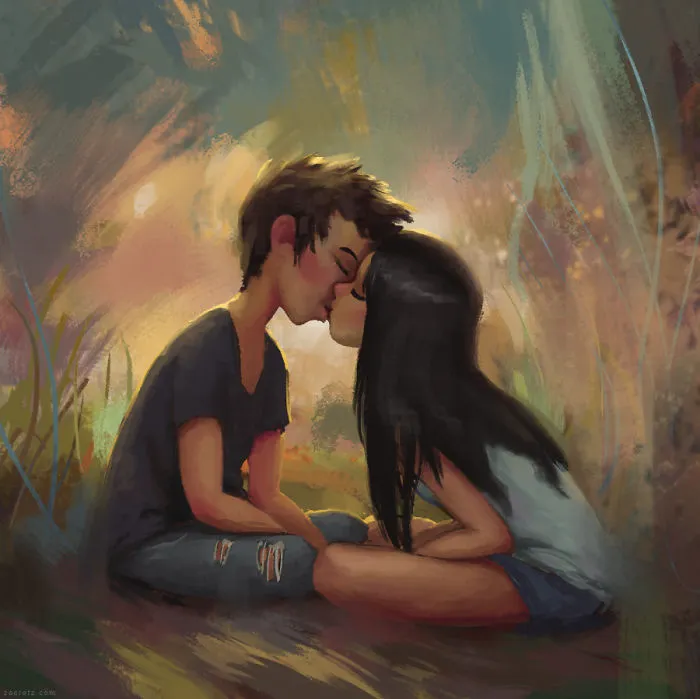 30 Idyllic Illustrations Of Love And Affection That Will Warm Your Heart