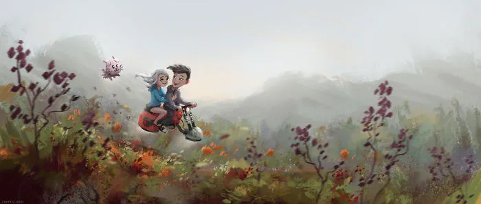 30 Idyllic Illustrations Of Love And Affection That Will Warm Your Heart