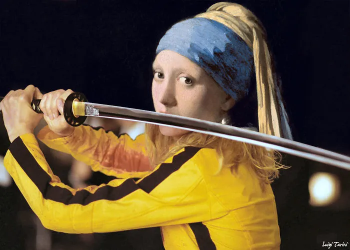 Vermeer's "Girl With A Pearl Earring" & Kill Bill's Beatrix Kiddo