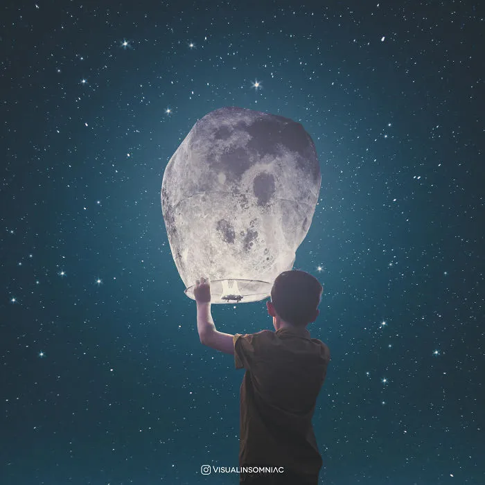 I Am A Selenophile That Expresses His Love To The Moon Through Art