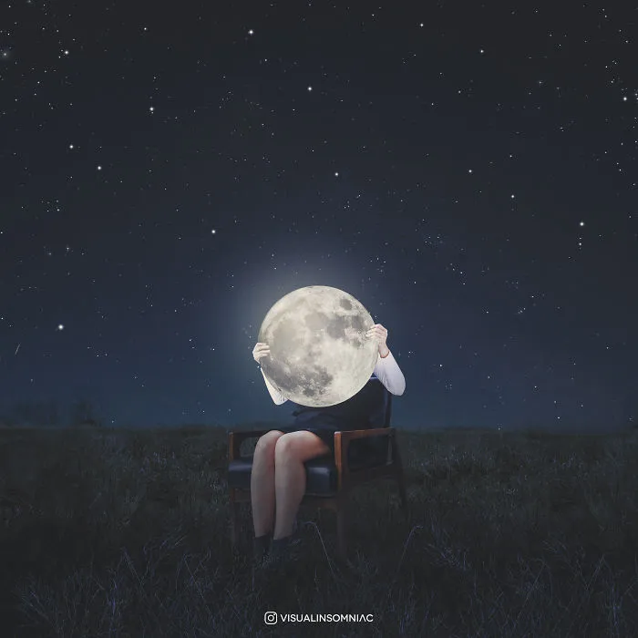 I Am A Selenophile That Expresses His Love To The Moon Through Art