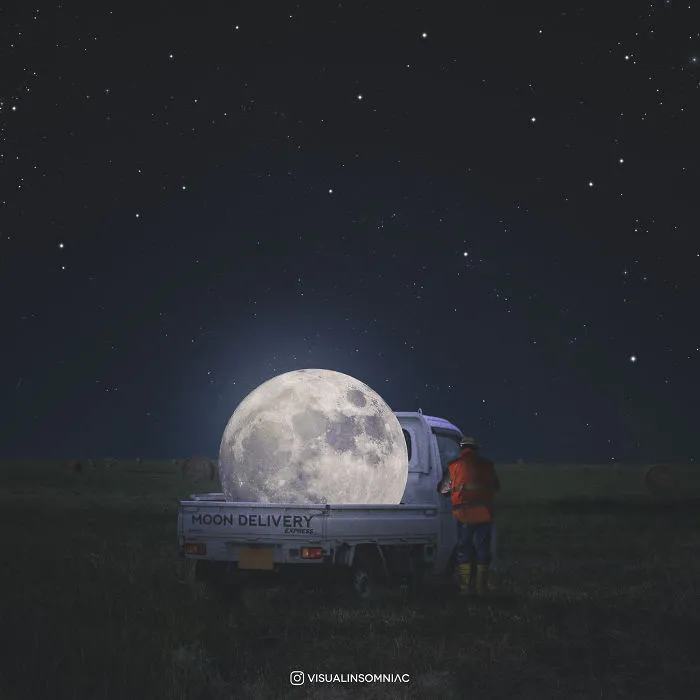 I Am A Selenophile That Expresses His Love To The Moon Through Art