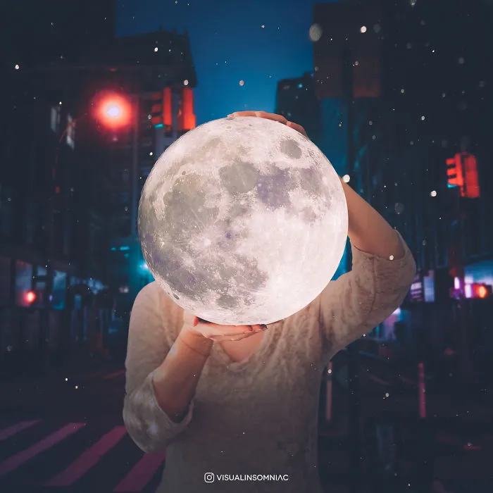 I Am A Selenophile That Expresses His Love To The Moon Through Art