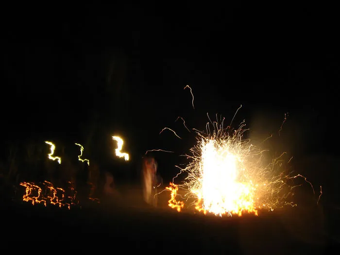 A Fire On The Beach
