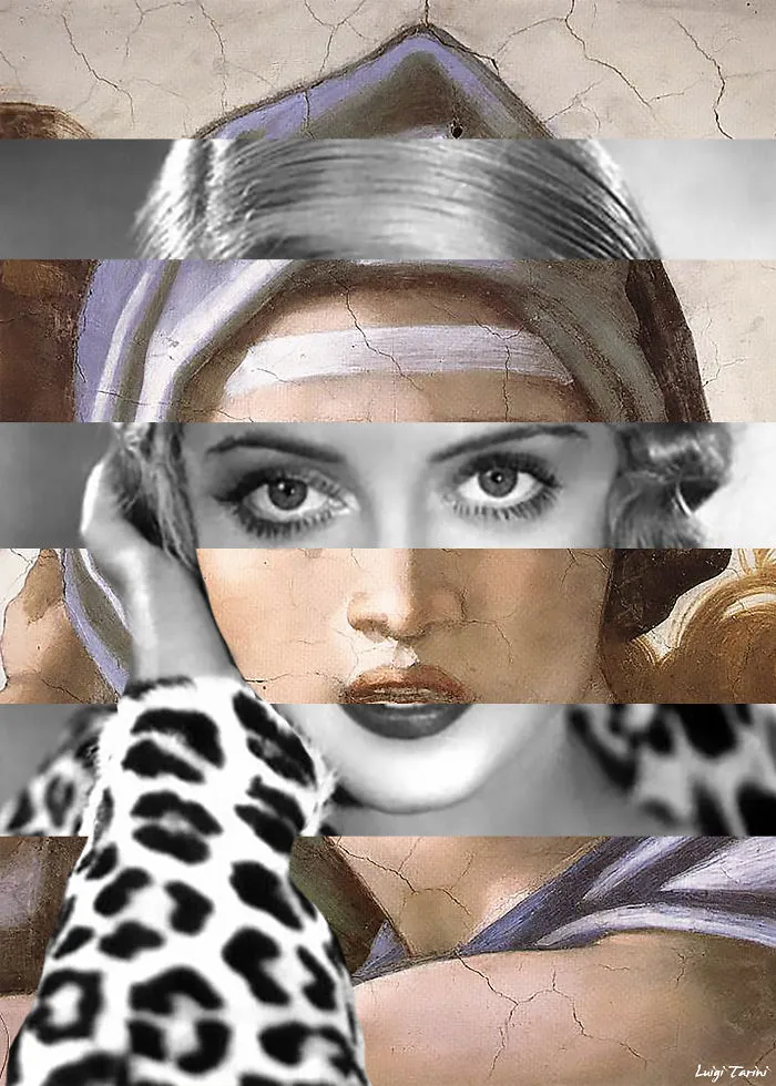 Michelangelo's "Sybilla Delfica" & Bette Davis