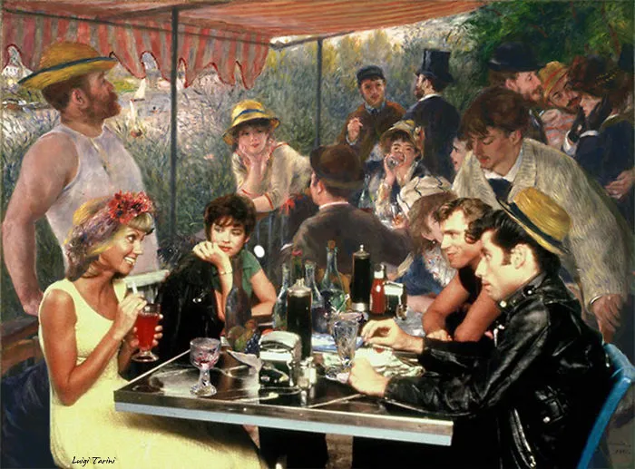 Renoir's "Luncheon Of The Boating Party" & Grease