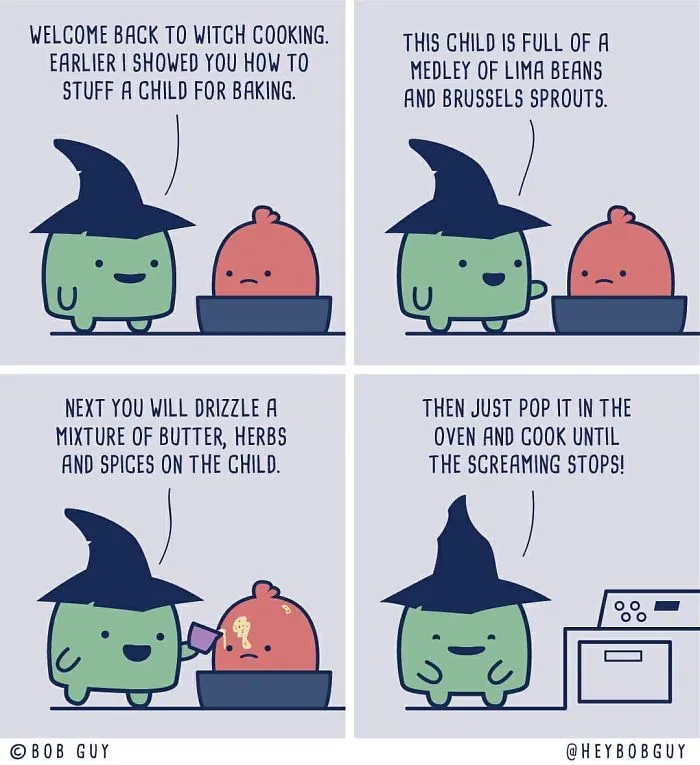 13 Spooky Comics That I Created This Year