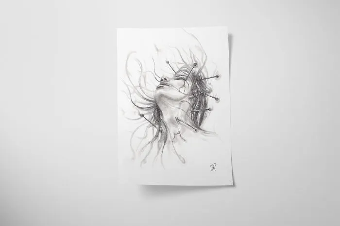 I Made These Illustrations Whilst Recovering From A Migraine Attack