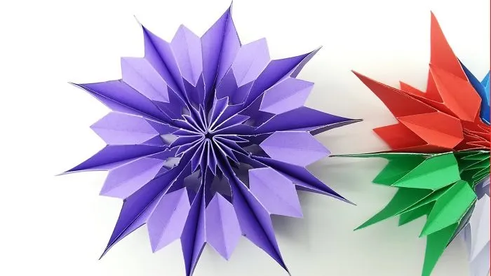 3d Paper Snowflake For Christmas Decoration