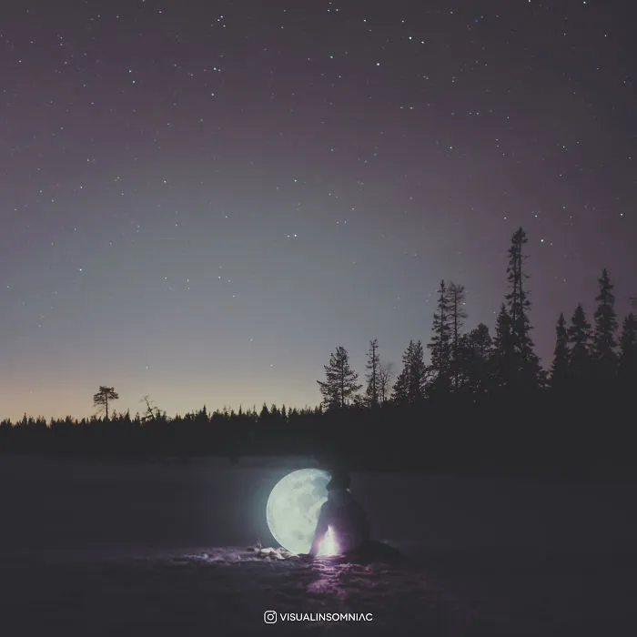 I Am A Selenophile That Expresses His Love To The Moon Through Art