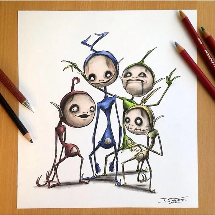 Artist Creepyfies 31 Of Your Favorite Cartoon Characters And They Will Give You Chills