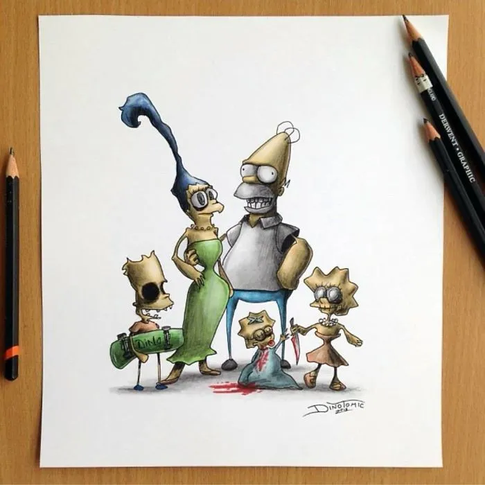 Artist Creepyfies 31 Of Your Favorite Cartoon Characters And They Will Give You Chills
