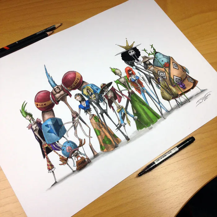 Artist Creepyfies 31 Of Your Favorite Cartoon Characters And They Will Give You Chills