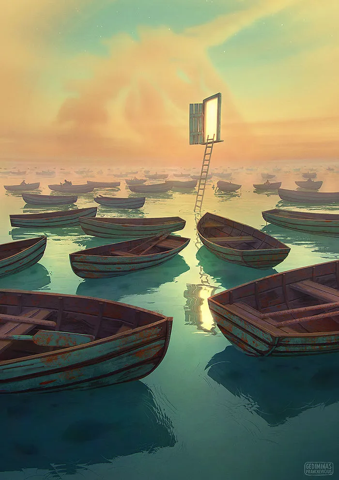 This Artist Creates Surreal Worlds That You Would Want To Go Them