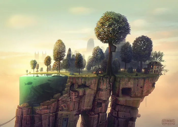 This Artist Creates Surreal Worlds That You Would Want To Go Them