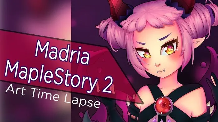 I Drew This Artwork Of Madria From Maplestory 2