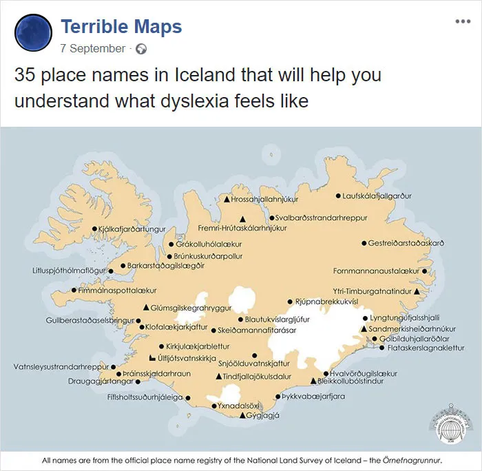35 Place Names In Iceland That Will Help You Understand What Dyslexia Feels Like