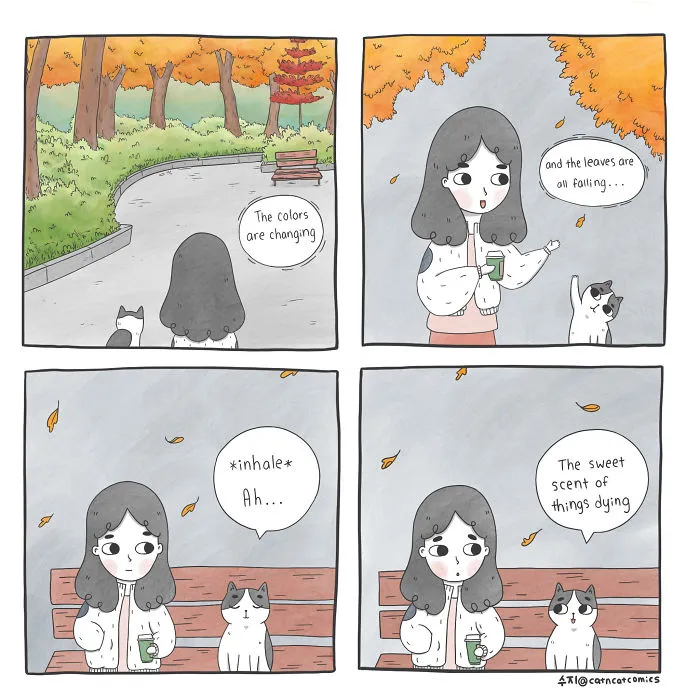 I Document My Life With A Cat In These 40 Comics